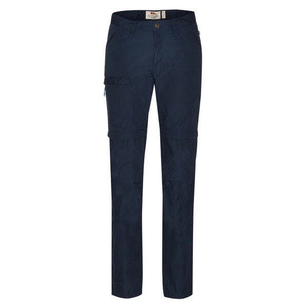 FJÄLLRÄVEN Fjällräven High Coast Trousers Zip- Off-Hose Damen blau