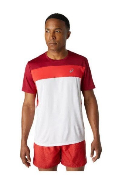 ASICS Race Ss Top Herren rot