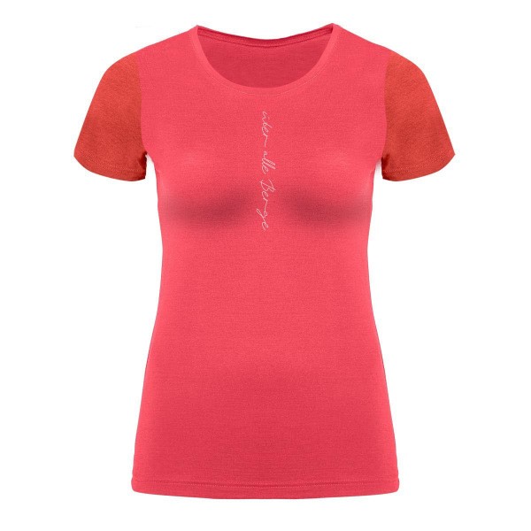 EIN SCHÖNER FLECK ERDE Ein schöner Fleck Erde Bergfexin T-Shirt Damen rot