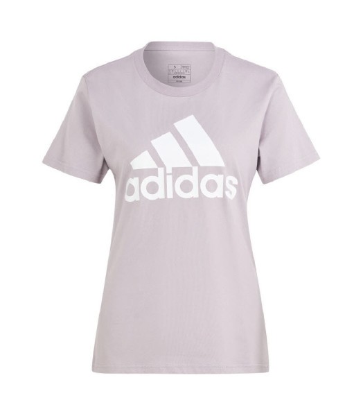ADIDAS Loungewear Essentials Logo T-Shirt Damen lila
