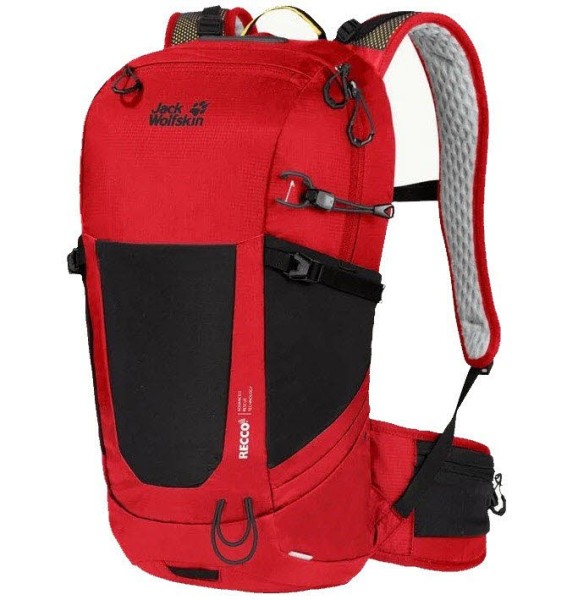 JACK WOLFSKIN Wolftrail 22 L Recco Rucksack rot