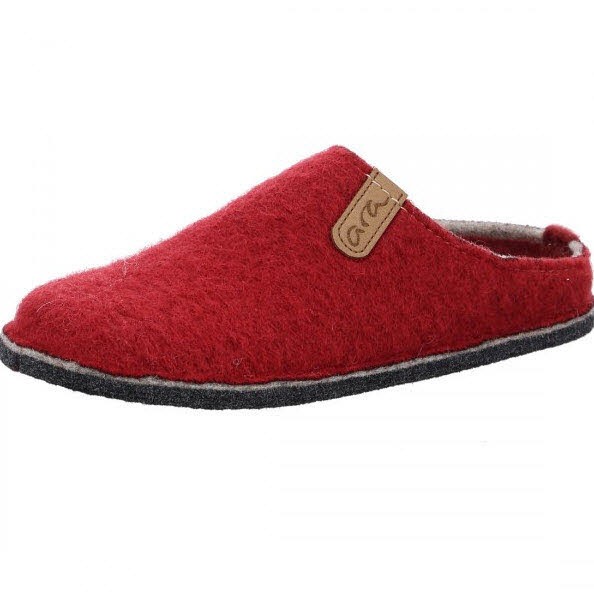 ARA Cosy Hausschuhe Damen rot - Bild 1