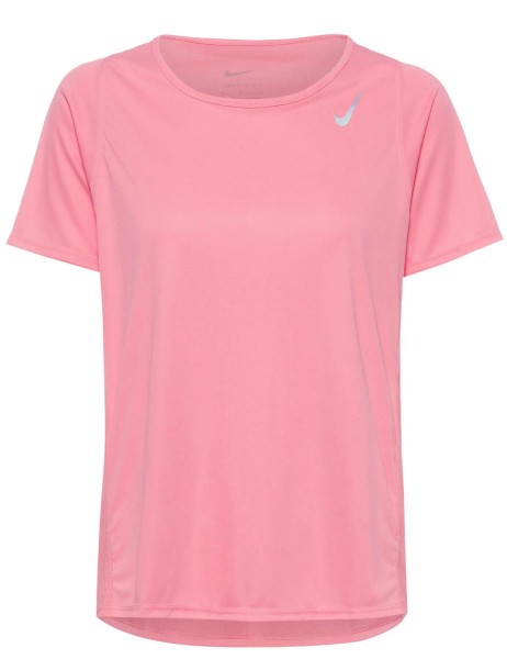 NIKE W Nk Fast Df Ss T-Shirt Damen pink