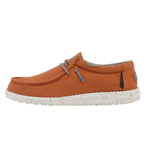 HEYDUDE Wally Washed Schuhe Herren orange