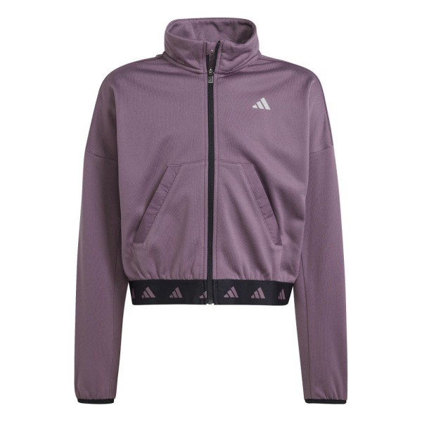 ADIDAS JG PFL FZ Sweatshirtjacke Kinder lila - Bild 1