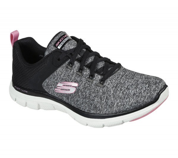 SKECHERS FLEX APPEAL 4.0 SCHUHE DAMEN schwarz Damen