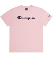 CHAMPION Icons Crewneck T-Shirt rosa