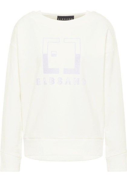 ELBSAND Fraya Sweatshirt Damen weiss