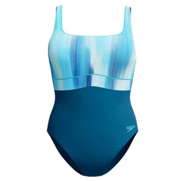 SPEEDO Womens Shaping ContourEclipse Printed Sw blau - Bild 1