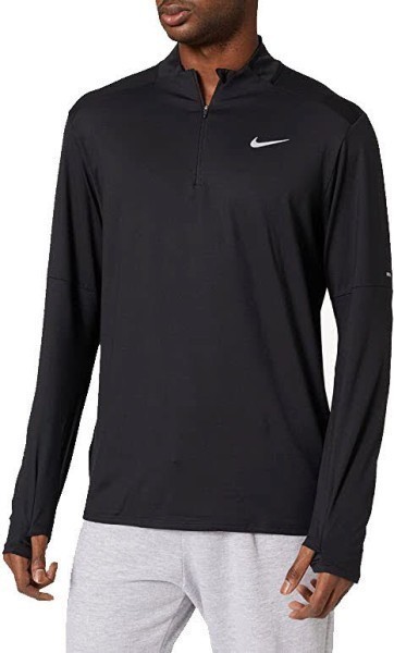 NIKE M Nk Df Elmnt Shirt Herren schwarz
