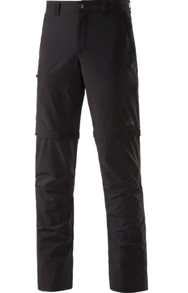 MCKINLEY Abzipphose Malik Hose Herren schwarz