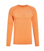 ODLO T-shirt crew neck l/s Langarmshirt Herren orange