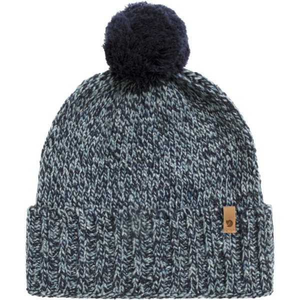 FJÄLLRÄVEN Fjällräven Ovik pom Mütze blau