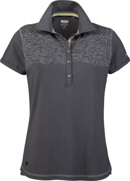 LINEA PRIMERO LPO Charlotte Poloshirt Damen grau