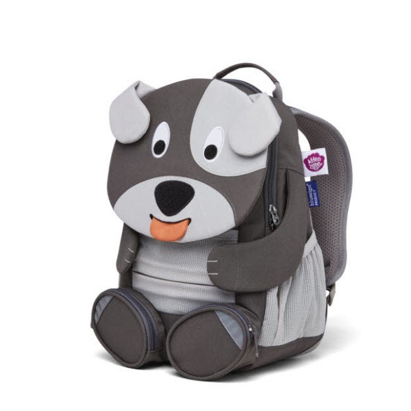 AFFENZAHN Großer Freund Hund Rucksack Kinder grau - Bild 1