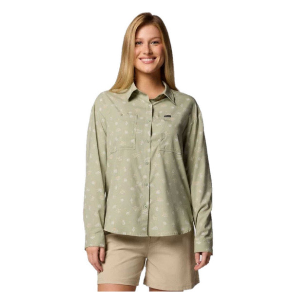 COLUMBIA SPORTSWEAR Columbia Silver Ridge Utility Patterned Hemd grün - Bild 1