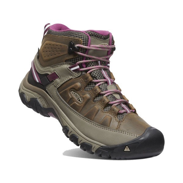 KEEN Targhee Iii Mid WP Schuhe Damen weiss-boysenberry - Bild 1