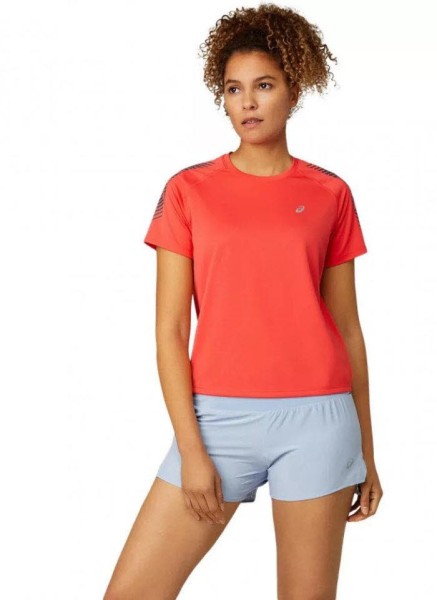 ASICS Icon Ss Top Damen rot