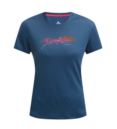 MCKINLEY Rillo W T-Shirt Damen blau - Bild 1