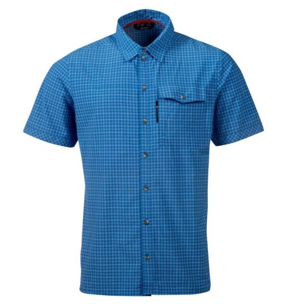 HALTI Leiri Check Hemd Herren blau
