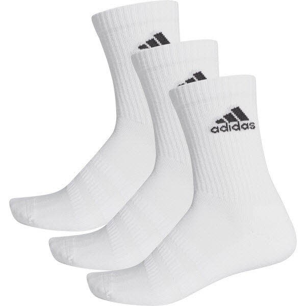 ADIDAS CUSH CRW 3PP SOCKEN weiss Unisex