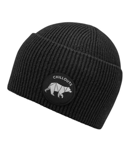 CHILLOUTS Ocean Mütze schwarz