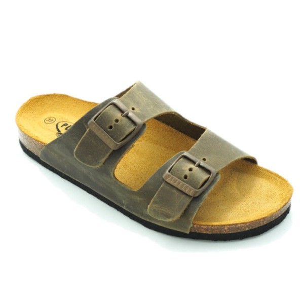 PLAKTON Afelpado Slipper Damen braun - Bild 1