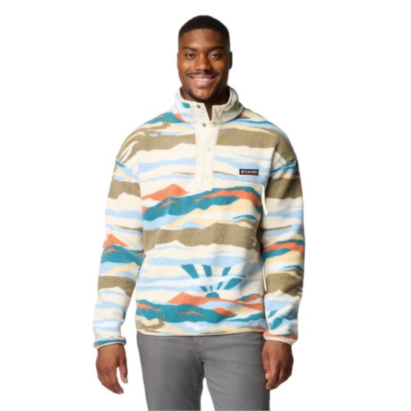 COLUMBIA SPORTSWEAR ColumbiaHelvetia II Printed Half Snap Fleece weiss - Bild 1