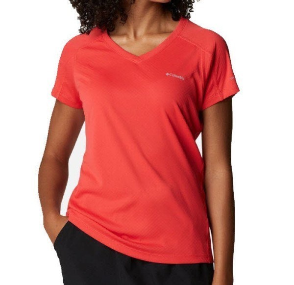 COLUMBIA SPORTSWEAR Columbia Zero Rules Short Sleeve T-Shirt Damen rot - Bild 1