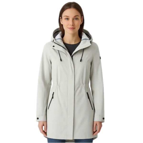LINEA PRIMERO LPO Damen Outdoorparka Insa weiss
