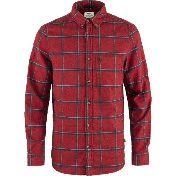 FJÄLLRÄVEN Fjällräven Övik Comfort Flannel Hemd Herren rot - Bild 1