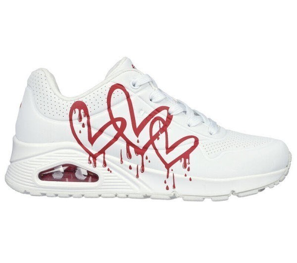 SKECHERS Uno - Dripping In Love Schuhe Damen weiss - Bild 1