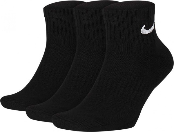 NIKE Everyday Cush QTR Socken schwarz - Bild 1