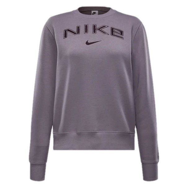 NIKE Phoenix Fleece Logo Sweater Damen lila - Bild 1