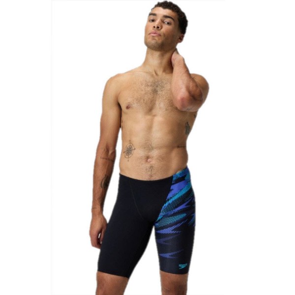 SPEEDO Hyperboom V-Cut Jammer Badehose schwarz - Bild 1