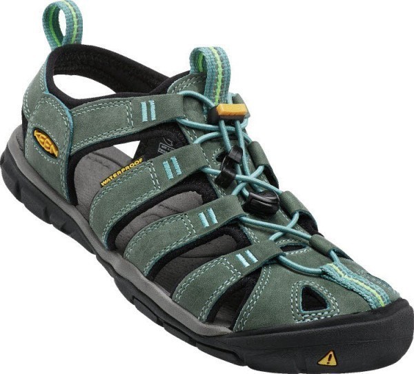 KEEN CLEARWATER CNX LEATHER SCHUHE DAMEN Grün - Bild 1
