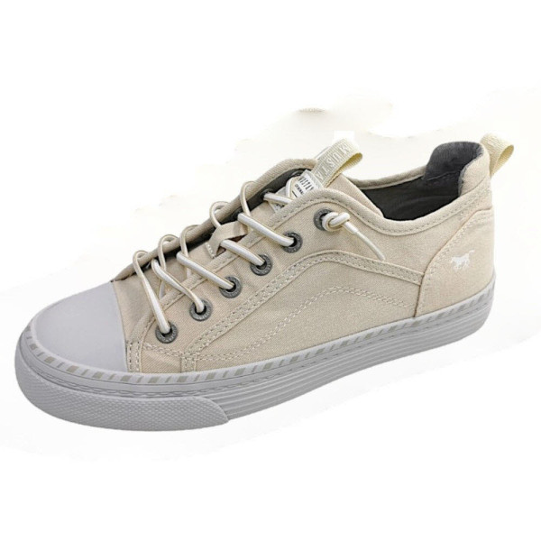 MUSTANG Damen Schnürschuh beige