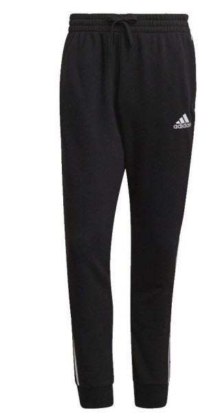 ADIDAS Terry Tapered Cuff 3-Streifen Hose Herren schwarz