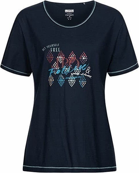 LINEA PRIMERO LPO Barbara T-Shirt Damen blau