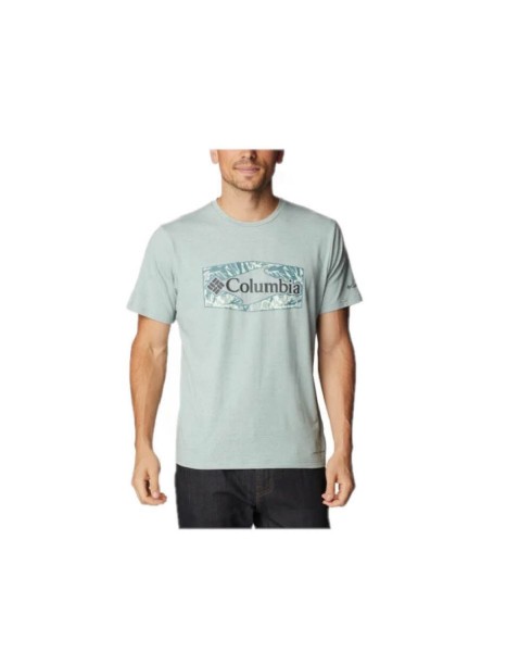 COLUMBIA SPORTSWEAR Columbia Men'S Sun Trek Short Sleeve Graphic T-Shirt Herren grün