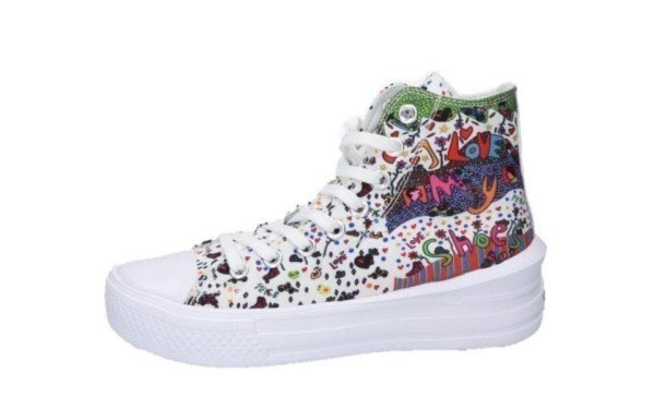 DOCKERS Sneaker High Damen weiss