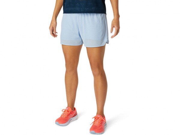 ASICS Ventilate 2-N-1 3.5in Short Damen blau