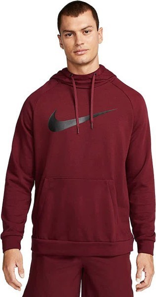 NIKE Df Hdie Po Swsh Sweatshirt Herren rot