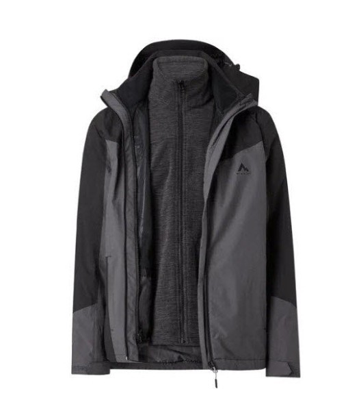 MCKINLEY Tessi 3:1 ux Doppel-Jacke Herren schwarz