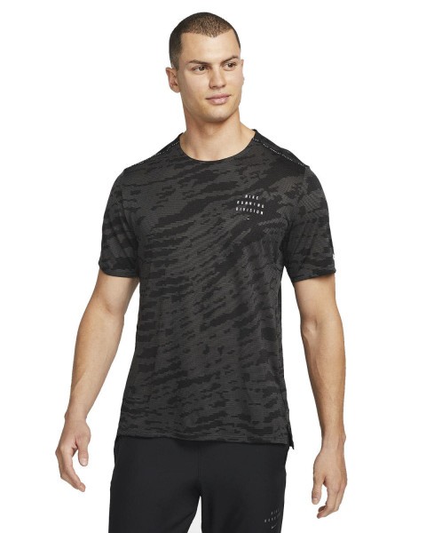 NIKE Df Rn Dvn Rise 365 Nov T-Shirt Herren schwarz