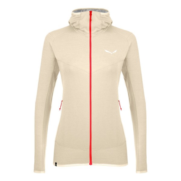 SALEWA Light Micro Polarlite Full Zio Jacke Damen beige