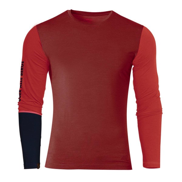 EIN SCHÖNER FLECK ERDE Ein schöner Fleck Erde Bergfex Langarmshirt Herren rot