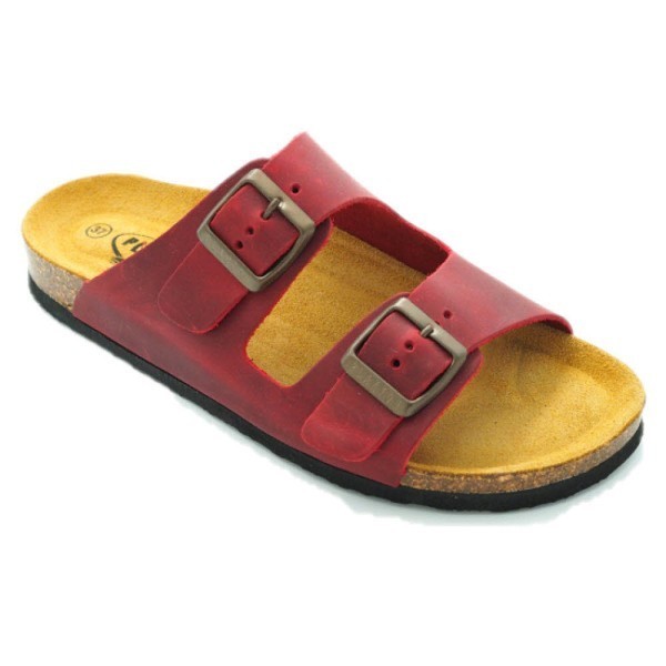 PLAKTON Afelpado Slipper Damen rot - Bild 1