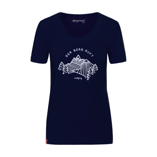 ALMGWAND Feldlahnalm T-Shirt Damen blau
