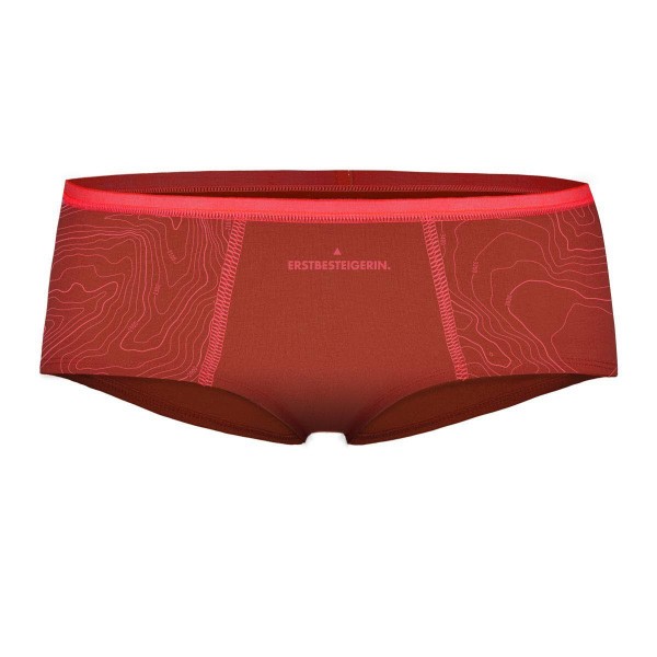 EIN SCHÖNER FLECK ERDE Ein schöner Fleck Erde Erstbesteigerin Unterhose Damen rot